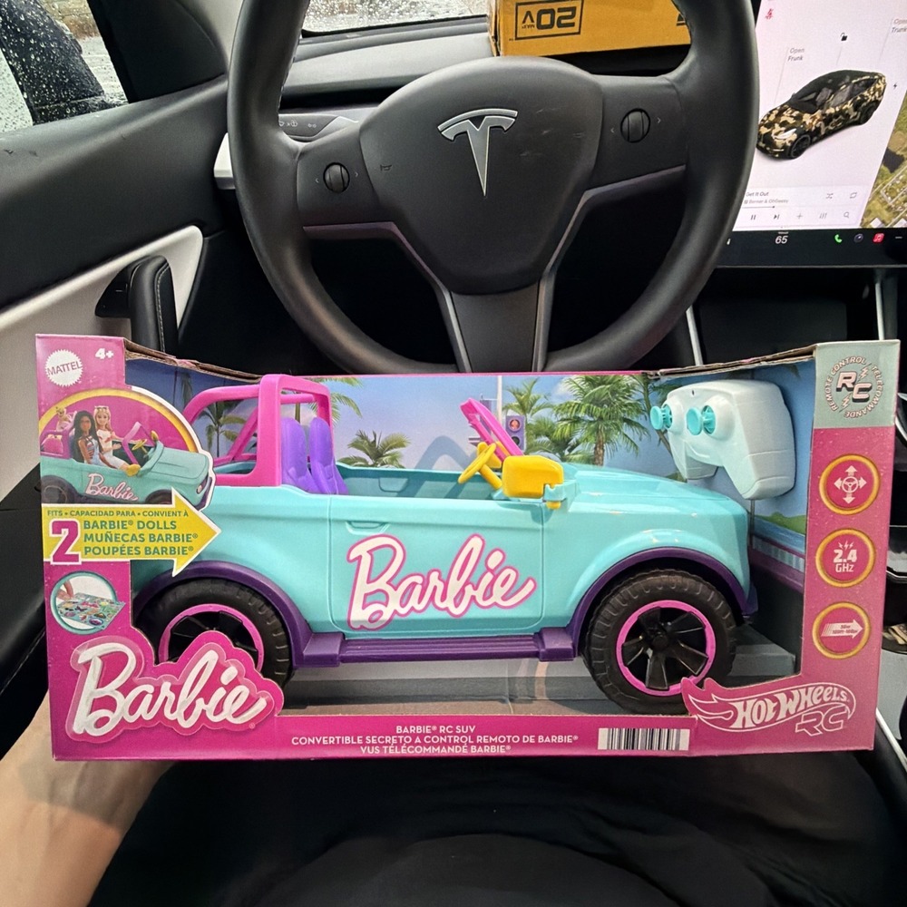 Mattel Barbie Teal Purple Pink RC Convertible SUV